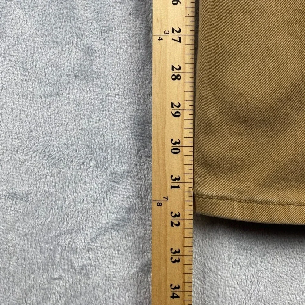 Levis Jeans Mens 28x31 Brown Tan 513 Slim Straight Distressed Western Denim